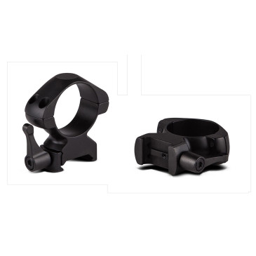 Anneaux de montage acier 30mm - Medium - quick release - KONUS