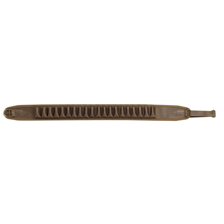 CARTOUCHIÈRE VINYLE ASPECT CUIR MARRON -CAL20