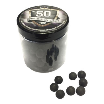 Billes caoutchouc et acier Cal.50  2,5g