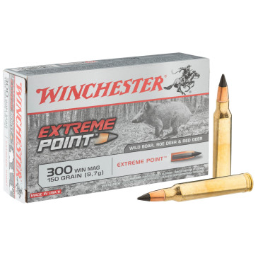 MUNITIONS WINCHESTER CAL300 WIN MAG  EXTREME POINT 180G 20/200