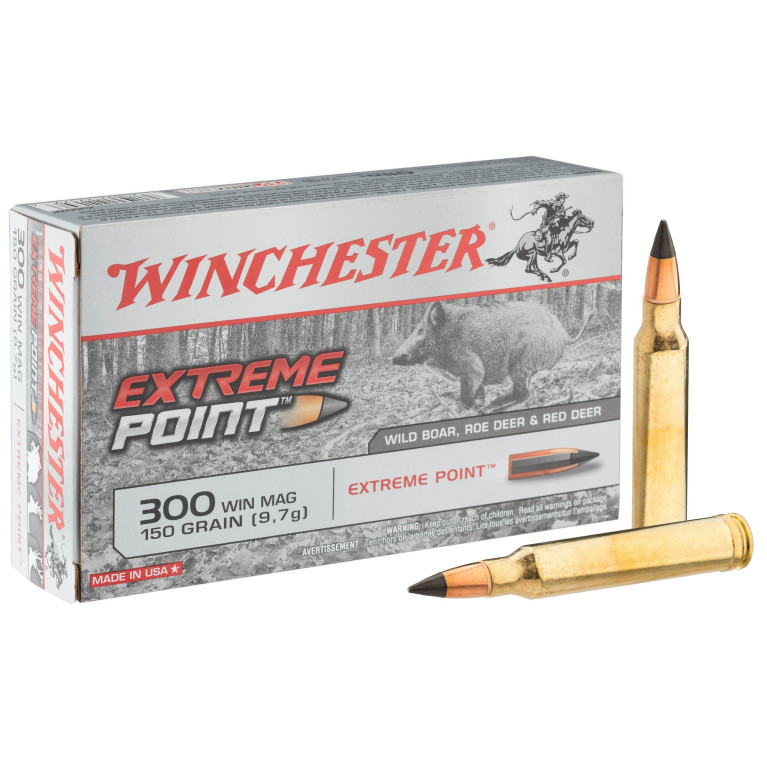 MUNITIONS WINCHESTER CAL300 WIN MAG  EXTREME POINT 180G 20/200