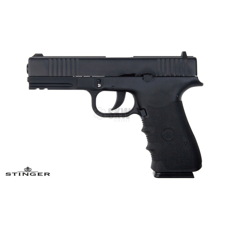 STINGER MK1 BLOWBACK CULASSE METALLIQUE NOIR CO2 4.5