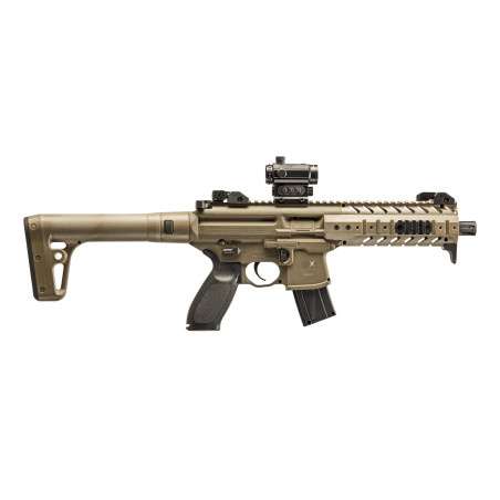 CARABINE SIG SAUER MPX CO2 4,5 MM PLOMBS + POINT ROUGE SIG 20R