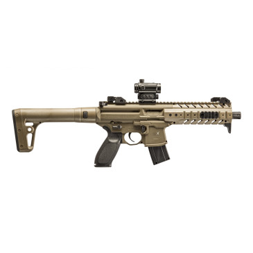 CARABINE SIG SAUER MPX CO2 4,5 MM PLOMBS + POINT ROUGE SIG 20R