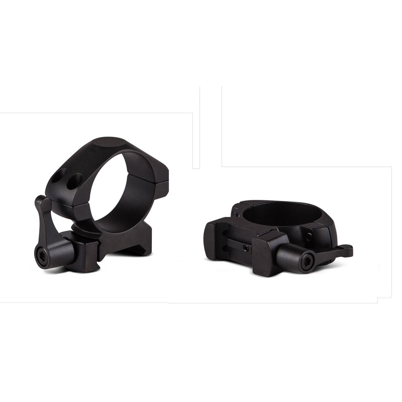 Anneaux de montage acier 30mm - BAS - quick release - KONUS