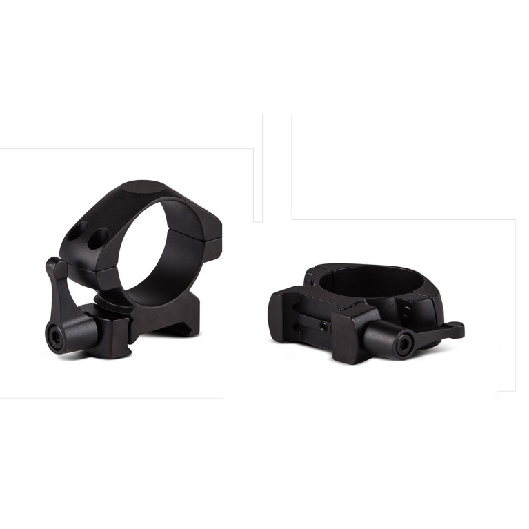 Anneaux de montage acier 30mm - BAS - quick release - KONUS