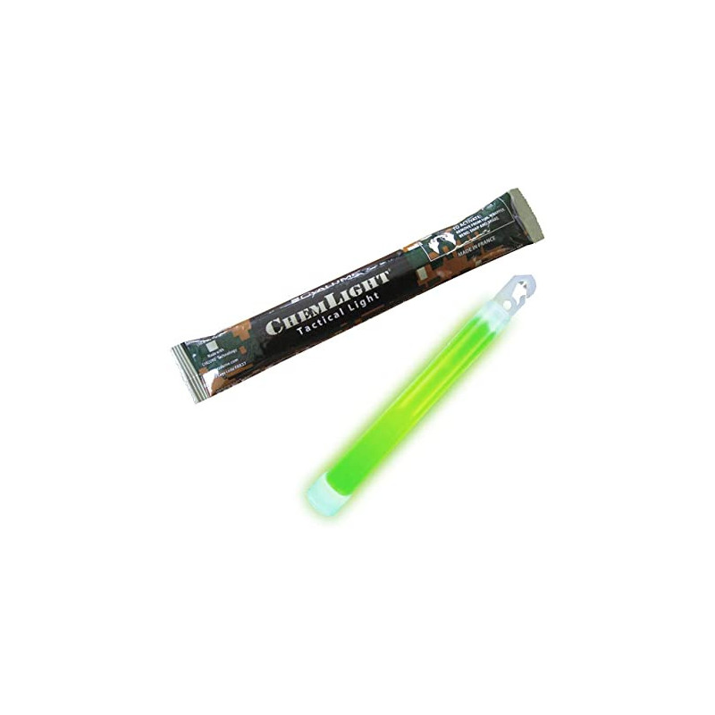 Bâton lumineux ChemLight® 15 cm - 12 heures vert