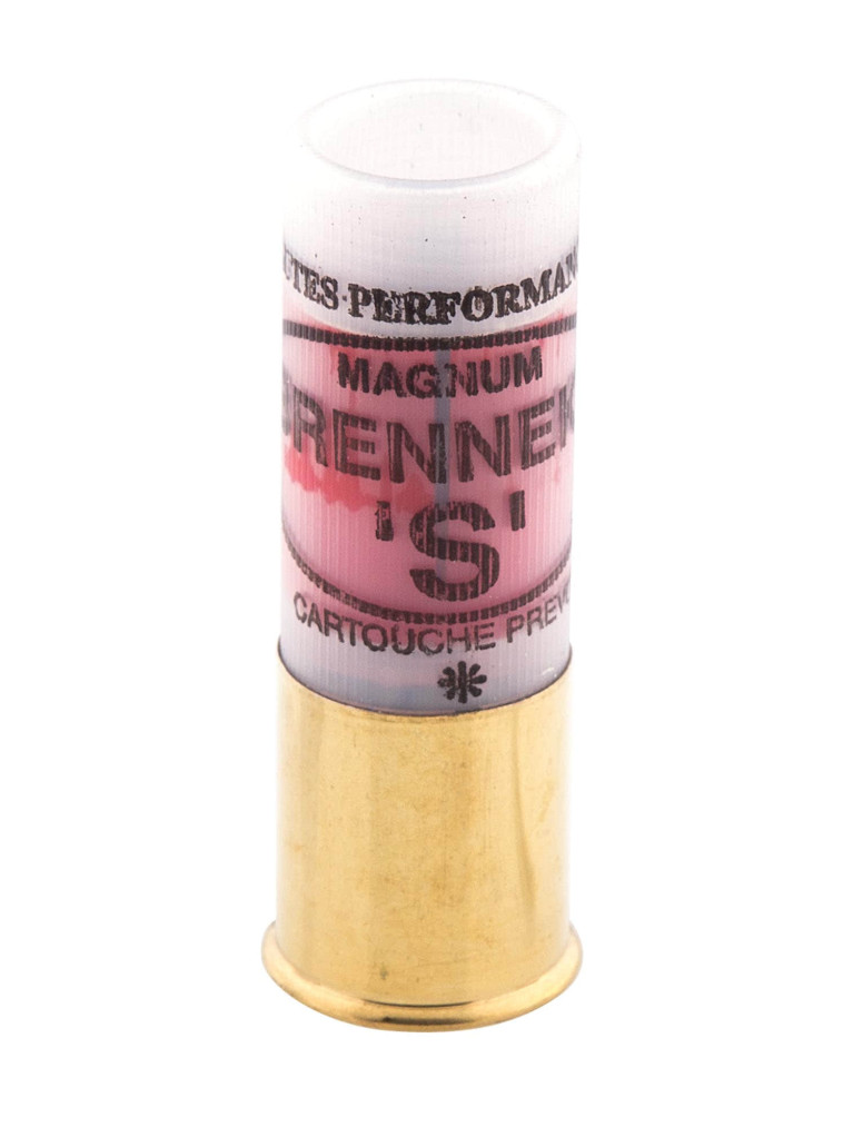 CARTOUCHE PREVOT À BALLE BRENNEKE ''S'' DEMI-BLINDÉE - CAL. 12/70