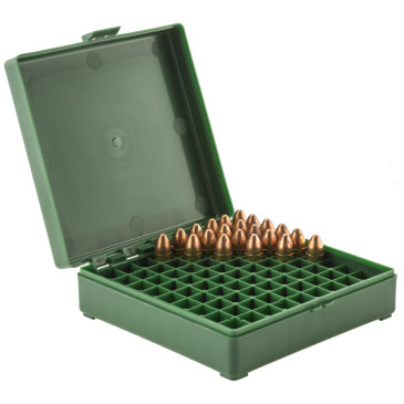 BOÎTE DE RANGEMENT 100 MUNITIONS CAL. 9 X 19