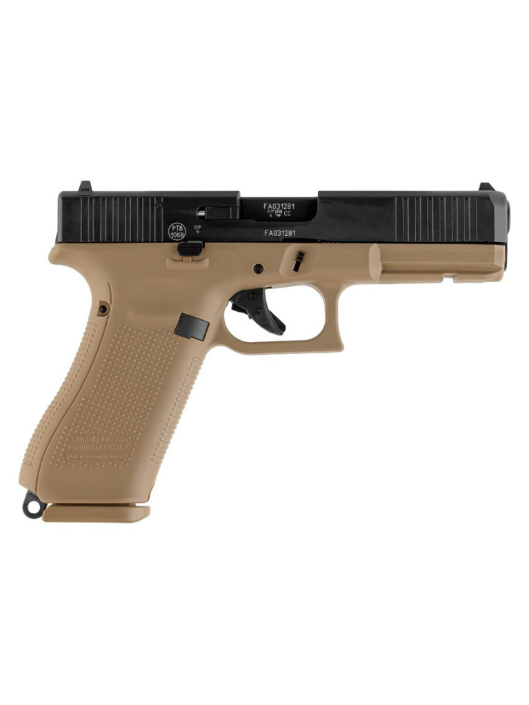 GLOCK 17 GEN5 CAL 9 MM PAK - COYOTE - EDITION LIMITEE ARMEE FRANCAISE GLOCK 17 GEN5 CAL 9 MM PAK - COYOTE - EDITION LIMITEE ARMEE FRANCAISE
