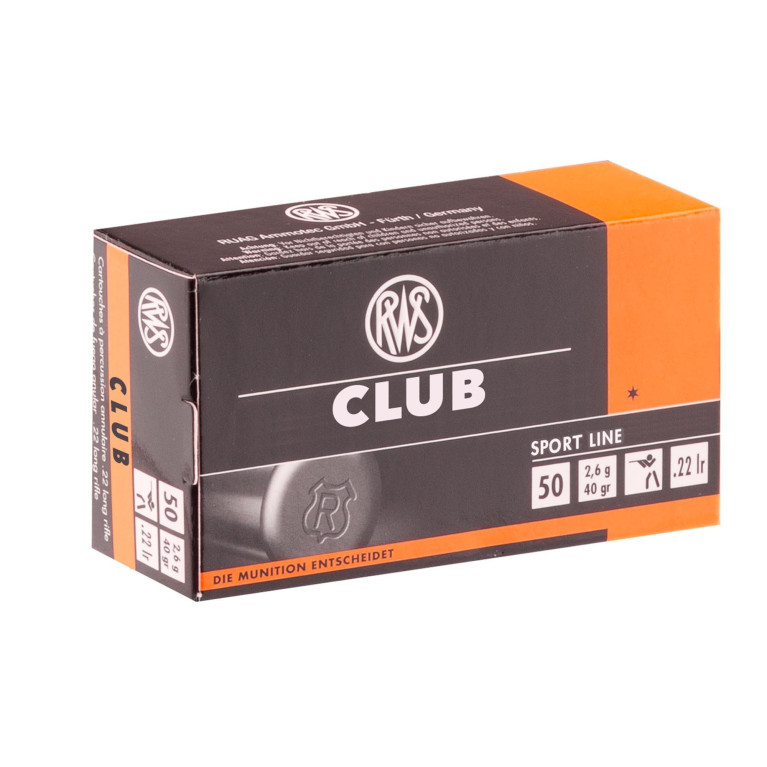 CARTOUCHES 22LR RWS CLUB