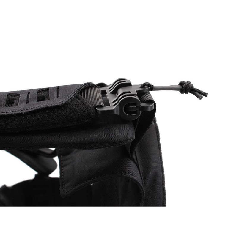 Gilet tactique porte-plaques Drake MK4 Noir- Corso Tactical