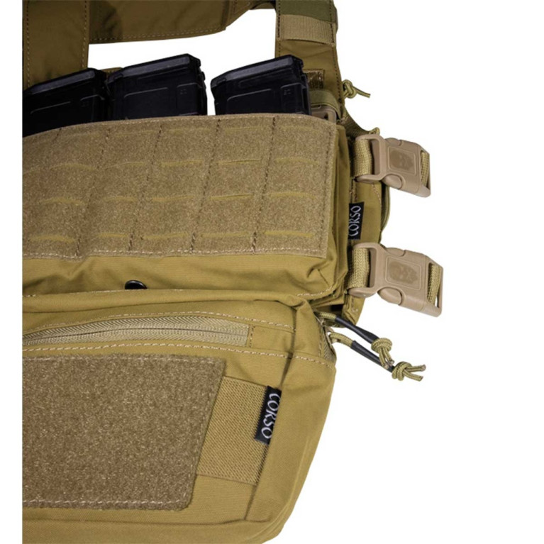 Chest Rig Flint MK1 Coyote- Corso Tactical