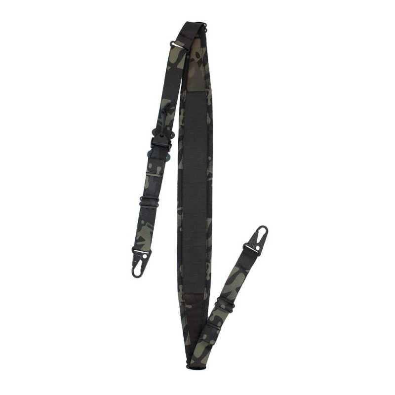 SANGLE TACTIQUE CROSSBONES MK1 2 POINTS CORSO TACTICAL MULTICAM BLACK