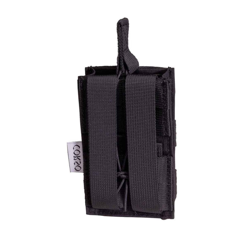 Poche porte-chargeurs double M4 Dagger MOLLE Noir - Corso Tactical