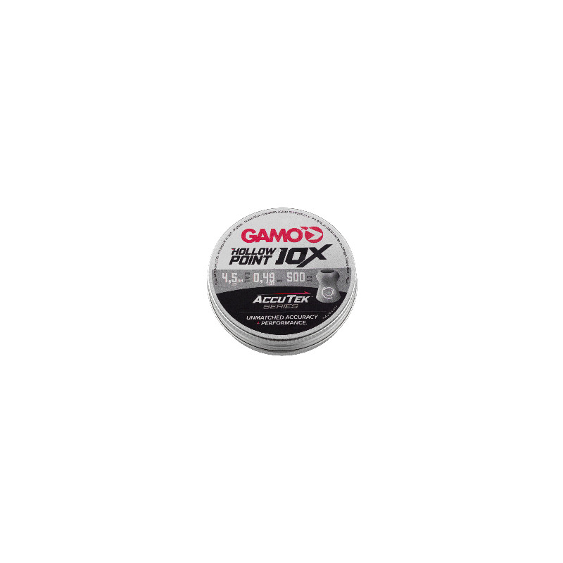 500 PLOMBS GAMO HOLLOW POINT ACCUTECK 4.5MM