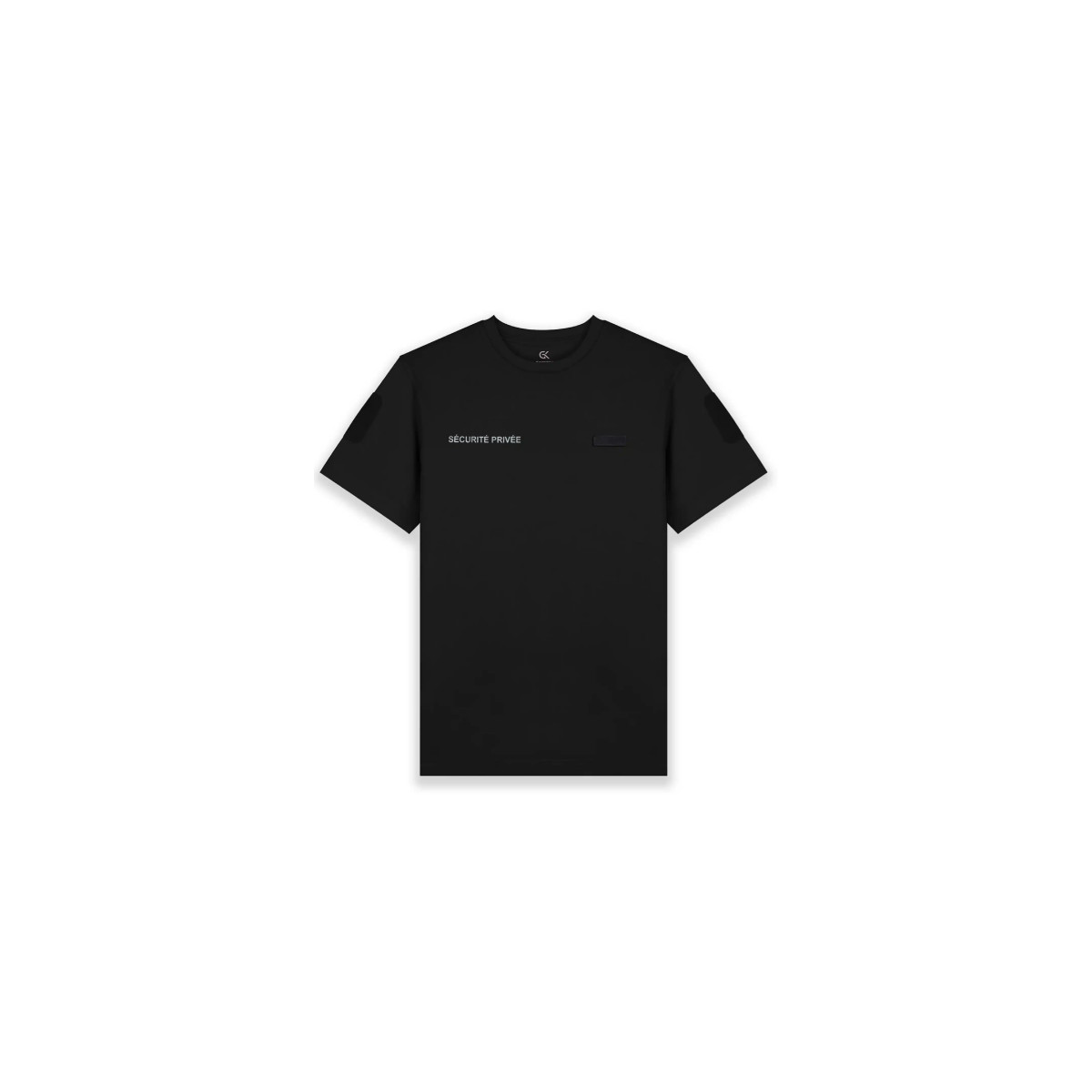 T-shirt Sécurité Privée SÉCU-ONE - Marquage Rétro-Réfléchissant, 100% Coton 210g/m², Conforme Décret 2023