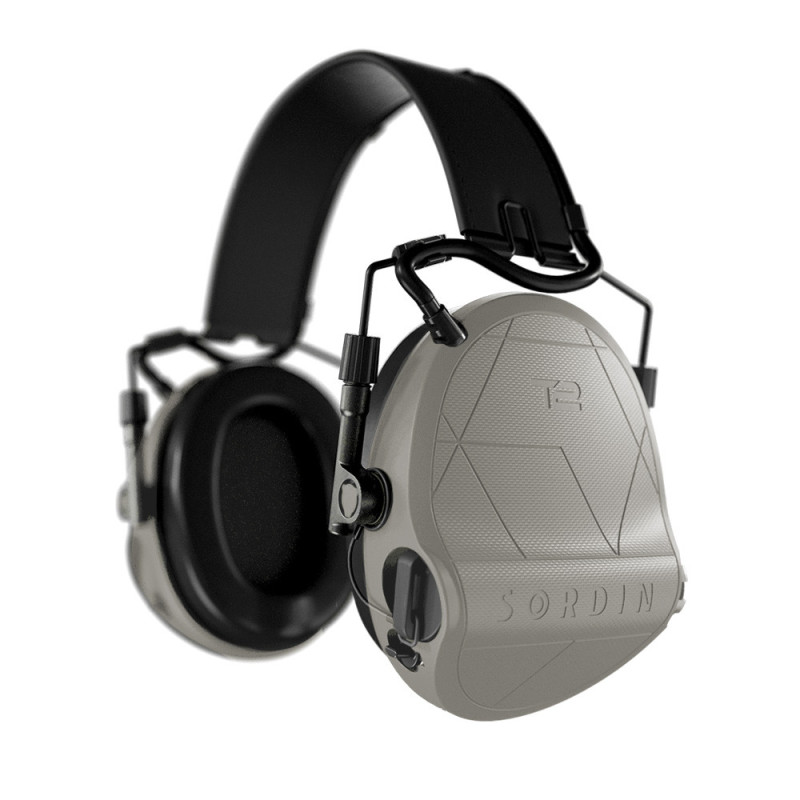 CASQUE ANTI-BRUIT SORDIN SUPREME T2 TAN SERRE-TETE CUIR