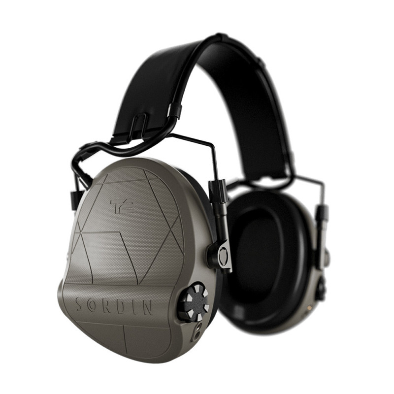 CASQUE ANTI-BRUIT SORDIN SUPREME T2 TAN SERRE-TETE CUIR