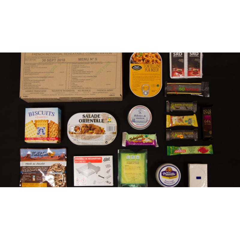 Ration militaire armée française 24h