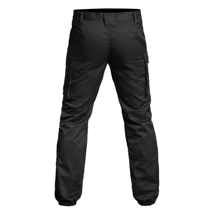 PANTALON SECURITÉ SÉCU-ONE BAS ELASTIQUE NOIR