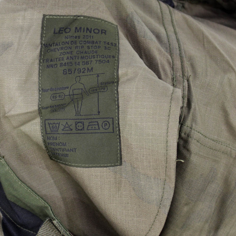 PANTALON DE COMBAT ZONE TEMPERÉE T4 S2 CE