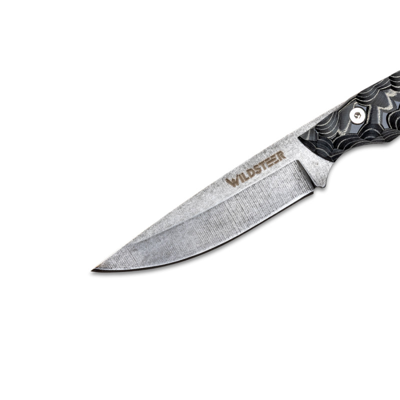 COUTEAU OUTDOOR TROLL WILDSTEER LAME STONEWASH PAKAWOOD NOIR