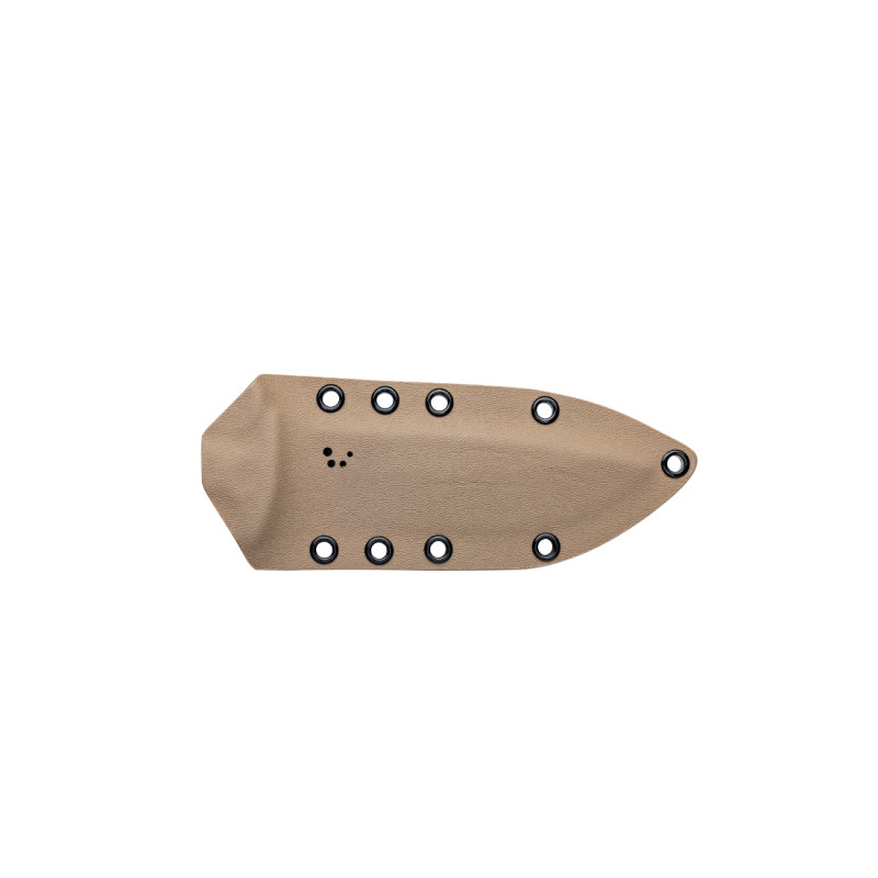 COUTEAU DE SURVIE TARASCO WILDSTEER MANCHE COYOTE LAME BROSSÉE