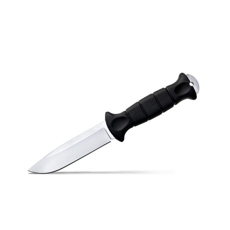 COUTEAU DE SURVIE MT55 WILDSTEER MANCHE NOIR LAME BROSSÉE