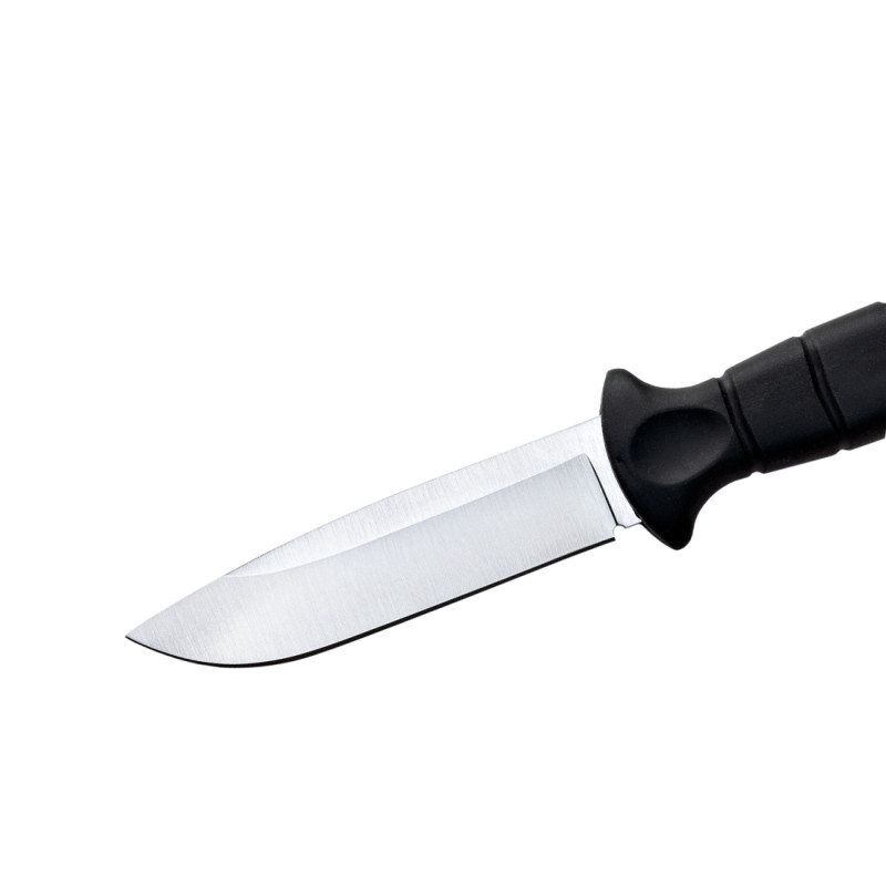 COUTEAU DE SURVIE MT55 WILDSTEER MANCHE NOIR LAME BROSSÉE