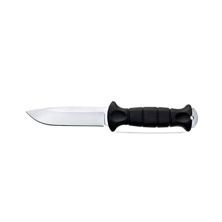 COUTEAU DE SURVIE MT55 WILDSTEER MANCHE NOIR LAME BROSSÉE