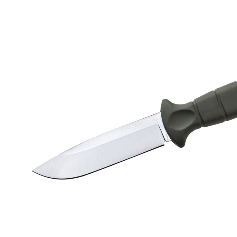 COUTEAU DE SURVIE MT55 WILDSTEER MANCHE KAKI LAME BROSSÉE