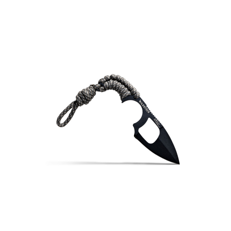 COUTEAU DE SURVIE KRILL WILDSTEER PARACORDE URBAN CAMO LAME EVIDÉE