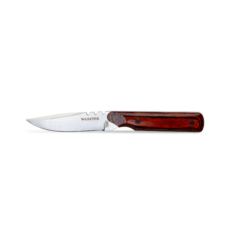 COUTEAU OUTDOOR BABY WILD WILDSTEER PAKAWOOD COCOBOLO LAME BROSSÉE