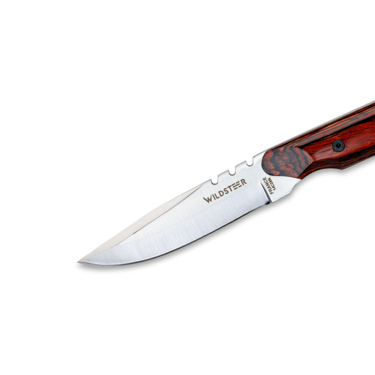 COUTEAU OUTDOOR BABY WILD WILDSTEER PAKAWOOD COCOBOLO LAME BROSSÉE