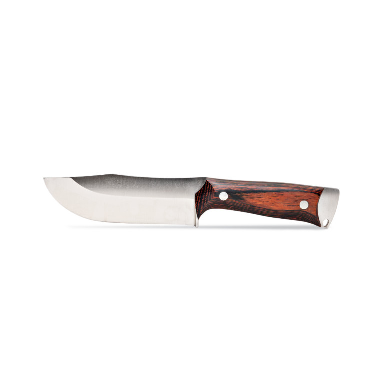 COUTEAU DE CHASSE KODIAK-H WILDSTEER MANCHE MICARTA NOIR LAME BROSSÉE
