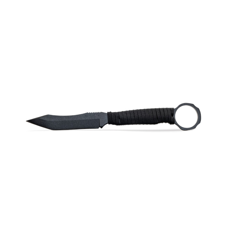 COUTEAU TACTIQUE SCORPION WILDSTEER PARACORDE NOIRE