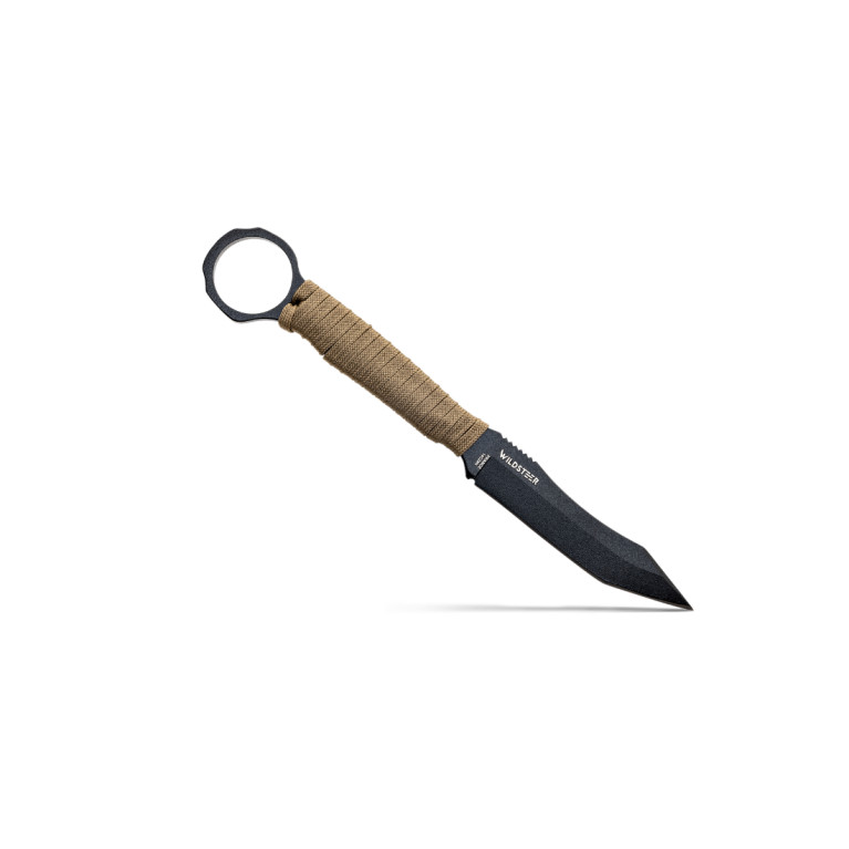 COUTEAU TACTIQUE SCORPION WILDSTEER PARACORDE COYOTE