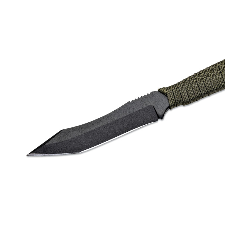 COUTEAU TACTIQUE SCORPION WILDSTEER PARACORDE KAKI