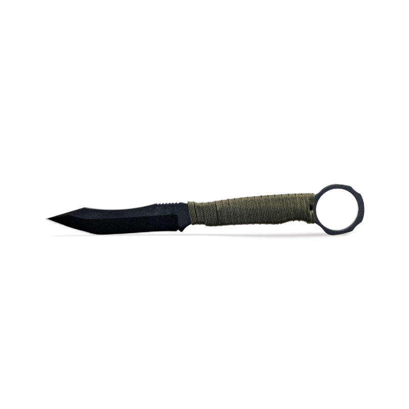 COUTEAU TACTIQUE SCORPION WILDSTEER PARACORDE KAKI