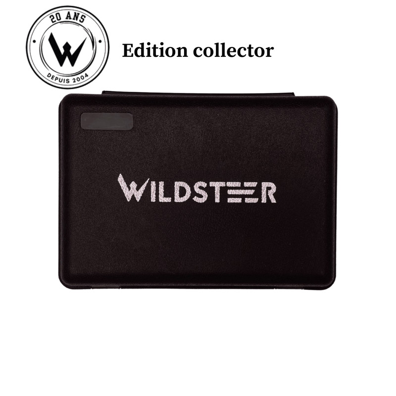 COUTEAU DE SURVIE WILDSTEER KRILL EDITION COLLECTOR LAME EPOXY NOIRE EVIDÉE