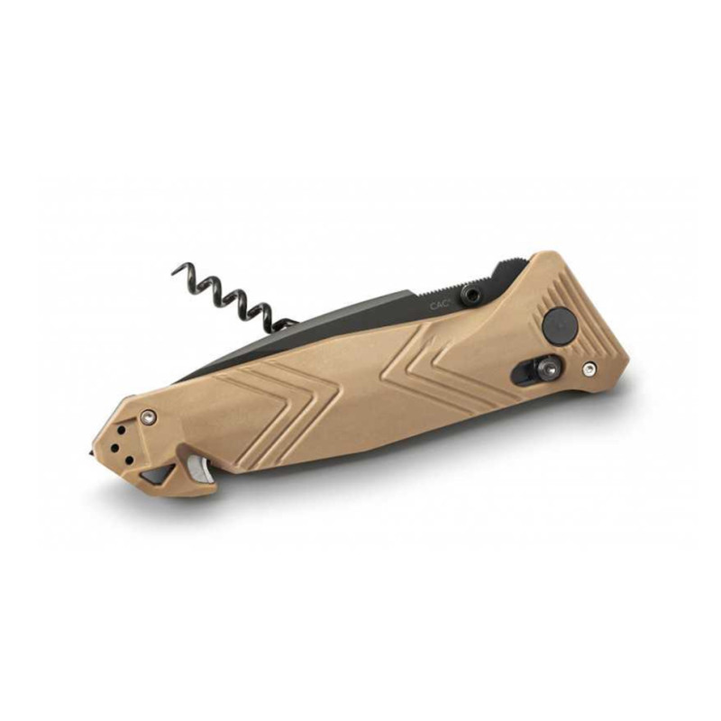 COUTEAU ARMÉE FRANCAISE CAC SERRATION PA6 VENGEUR TAN