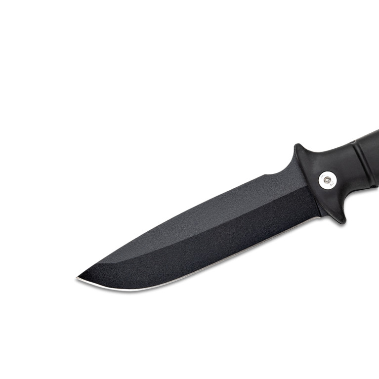COUTEAU DE SURVIE TARASCO WILDSTEER MANCHE NOIR LAME EPOXY NOIRE