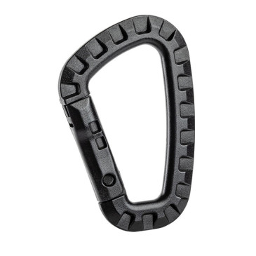 Mousqueton asymétrique noir