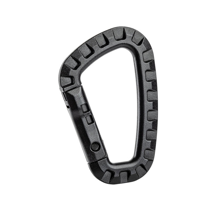 Mousqueton asymétrique noir