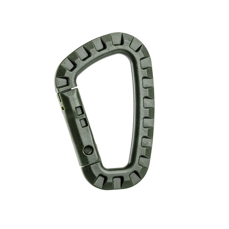 Mousqueton asymétrique vert olive