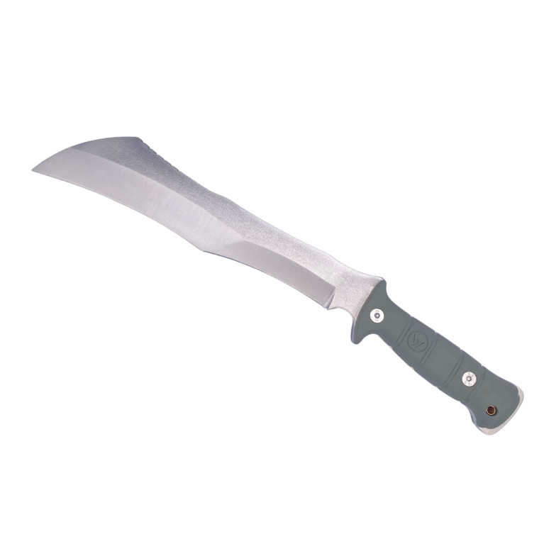 MACHETTE JUNGLE WILDSTEER MANCHE VERT LAME BROSSÉE