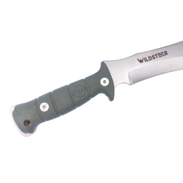 MACHETTE JUNGLE WILDSTEER MANCHE VERT LAME BROSSÉE