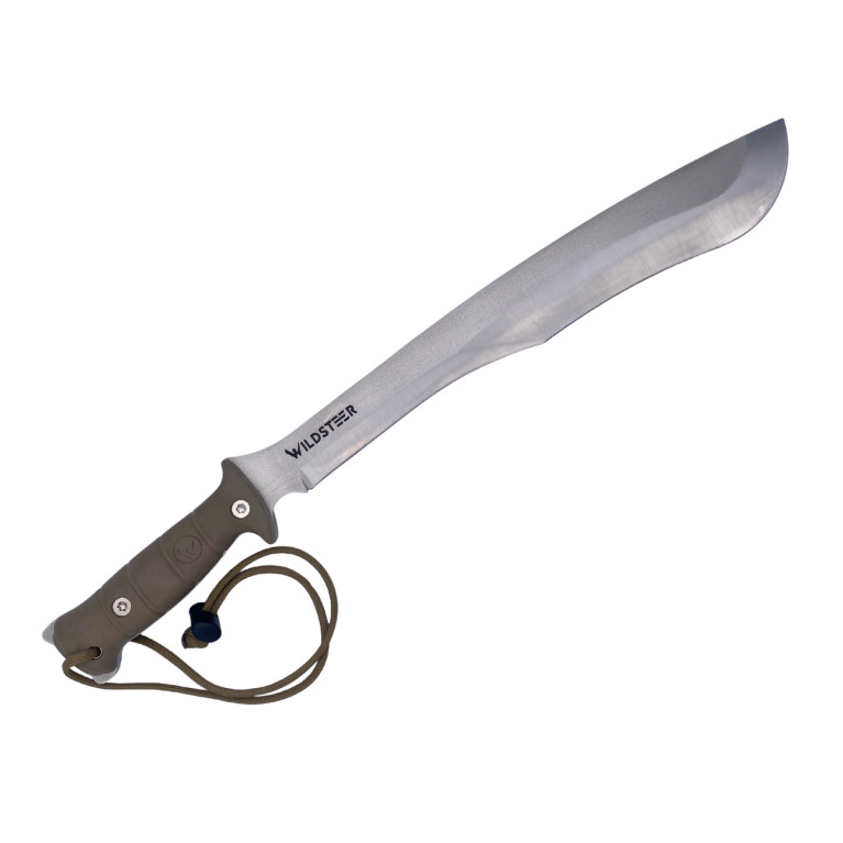 MACHETTE TIGER WILDSTEER MANCHE COYOTE LAME BROSSÉE