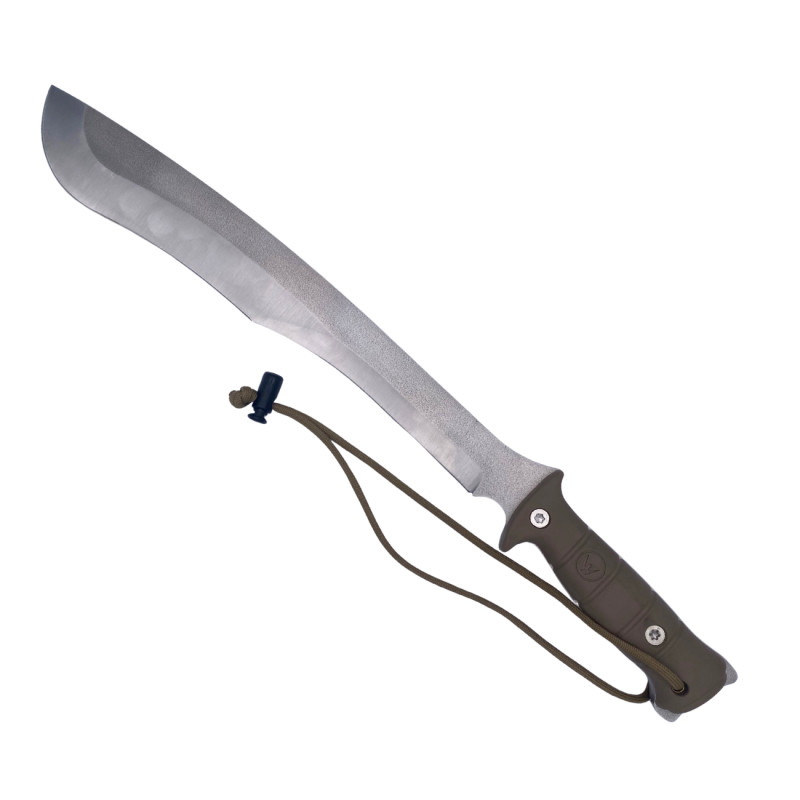 MACHETTE TIGER WILDSTEER MANCHE COYOTE LAME BROSSÉE